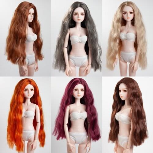 45cm Female BJD Doll 1/4 joint movable plastic doll,with wig