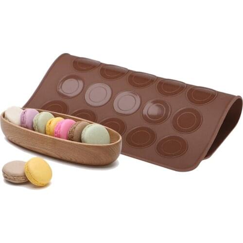 Silicone Macaron Pastry Oven Baking Mould Sheet Mat 30-Cavity DIY Mold Baking Mat 301-0211