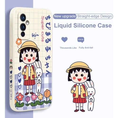 ASINA Cute Cartoon Case For Oneplus 9 8t 8 Pro Straight-sided Edge Liquid Silicone Couple Cases For Oneplus 7 7T Pro Girl Funda