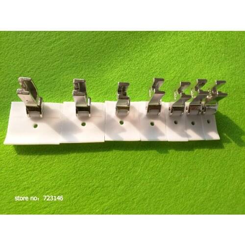 TCR 1/16 Industrial Sewing Machine Presser 100PCS plastic Foot FEET for Brother Juki YAMATO Singer Siruba PFAFF ADLER TYICAKAL