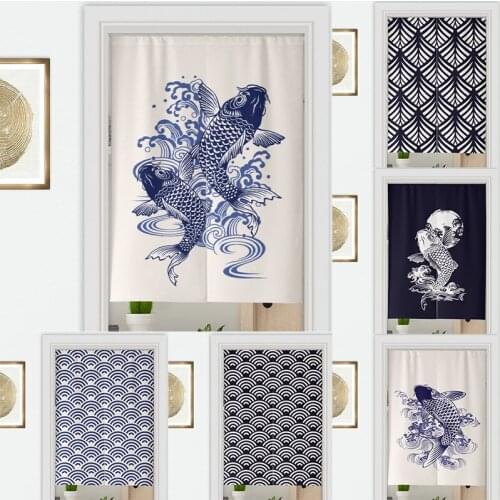 Fabric Partition Curtain Bedroom Bathroom Door Curtain Half Panel Curtain Tube Blackout Curtain Home Decor