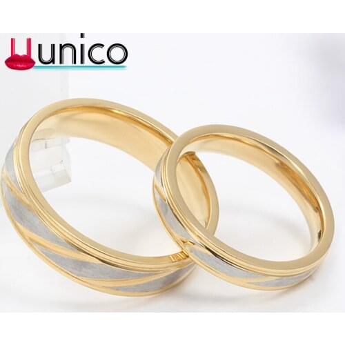 UUNICO 2018 Gold Silver Rings Female Stack Plain Band Mid Finger Knuckle Rings Set for Women Couple ring Jewelry u5252