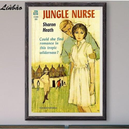 V410 1965 jungle nuse Vintage Classic Movie Print Silk Poster Home Deco Wall Art Gift