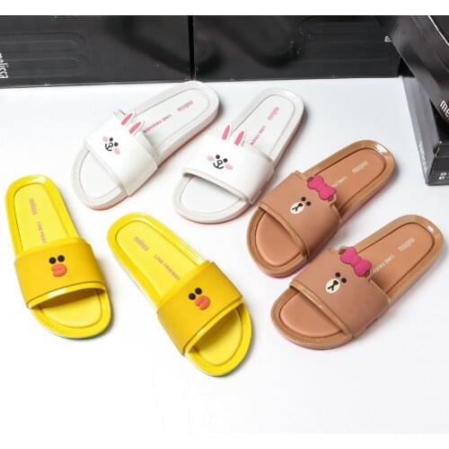 Melissa Flip Flops Women Slide Beach Women Adulto Jelly Shoes Fashion Sandals 2021 New Women Jelly Melissa Female Shoes Slipper