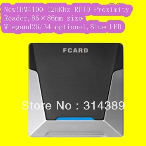 125Khz,wiegand26/34 Red/Blue Led 9V 12V epoxy packaged RF EM4100/4102 ID proximity card