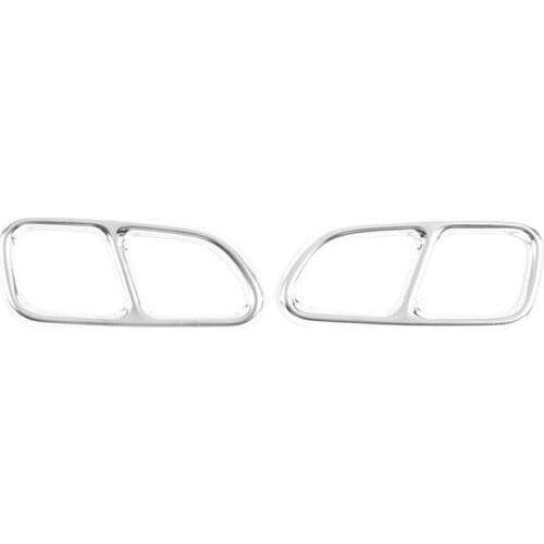 Automobile rear exhaust pipe, stainless steel decorative frame, automobile exhaust pipe, decorative cover, CLA SLK