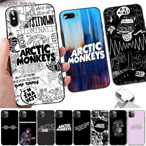 TOPLBPCS arctic monkeys Special Luxury Phone Case for iPhone 8 7 6 6S Plus X 5 5S SE 2020 XR 11 pro XS MAX