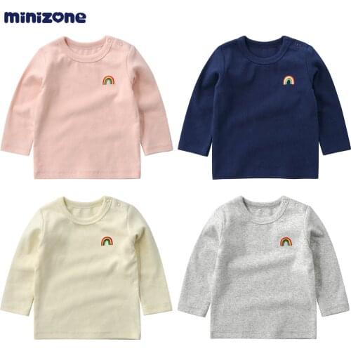 MINIZONE LONG SLEEVE T-SHIRT FOR BOY AND GIRL COTTON soft