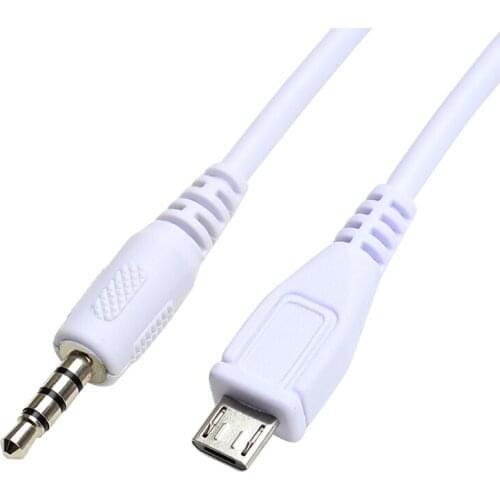 Micro usb to 3.5mm Cable micro USB to Stereo 3.5mm Music audio play cable for bluetooth portable cd player