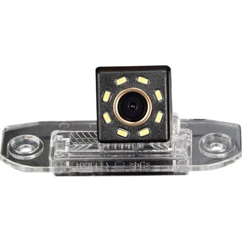 Misayaee Car Rear View Reverse Parking Camera Golden 8 Led for Volvo S80 XC90 S40 V60 XC60 S60 C70 V50 XC70 V70