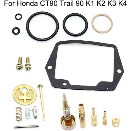 Carburetor Repair Rebuild Kit For Honda CT90 Trail 90 K1 K2 K3 K4 Carburettor Repair Kit High Quality