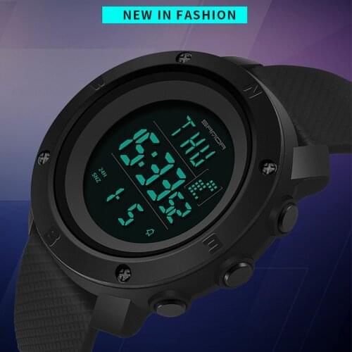 SANDA Brand Fashion Men Sports Watches Waterproof 50m Outdoor Fun Digital Watch Swimming Diving Wristwatch Reloj Hombre