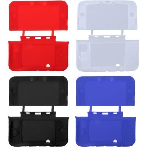 2021 New Soft Full Silicone Cover Protective Shell Case Cover Skin for nintendo New 3DS XL/LL Game Console