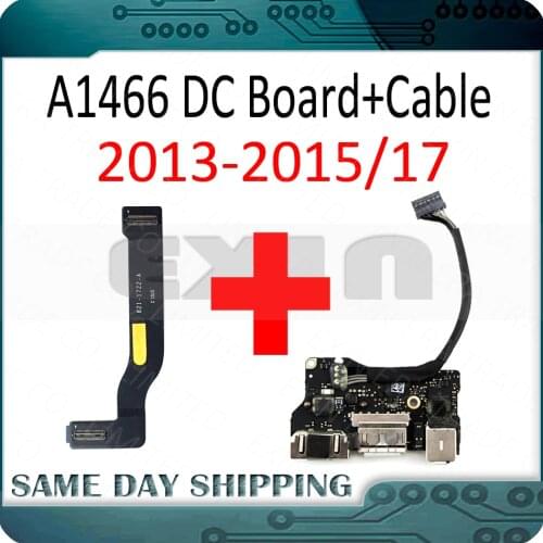 Original for Apple Macbook Air 13.3" A1466 I/O USB Audio DC-IN Jack Board w/ Cable 2013 2014 2015 821-1722-A 923-0439 820-3455-A