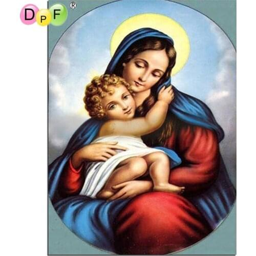 Religion Diamond embroidery people diy 5d diamond painting cross stitch mosaic kits picture of rhinestones crystals home decor