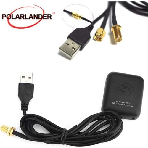 Universal 3 - 5V Auto Car Radio FM Antenna Aerials Car FM AM Antenna GPS Amplifier ANT-1573 GPS Navi Signal Amplifier Antenna