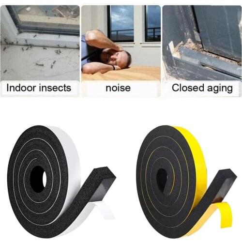 Sealing Strip Air Conditioning Foam Sealing Tape Windproof Insulation Tool Window Door Frame Seal High Density Foam Strip