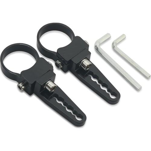 2pcs Moto Auto Parts Tube Bull Roll Bar Light Mounting Bracket Holder 2'' focos led Mount Clamp Kit for Car Fog Work Lights