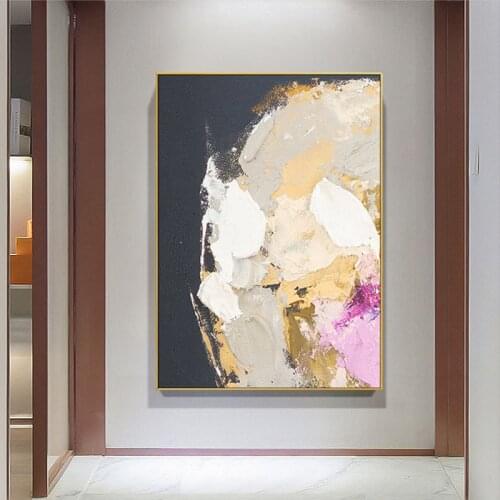 Hand painted abstract oil painting on canvas 3D picture living room home decoration paintings canvas paintings