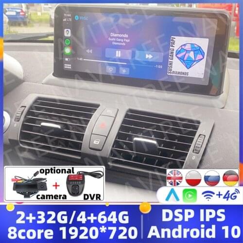 10.25" IPS 8Core Android 10 CAR Dvd Radio Player For BMW 1 Series 120i E81 E82 E87 E88 CCC CIC Car Multimedia GPS Navigation 4G