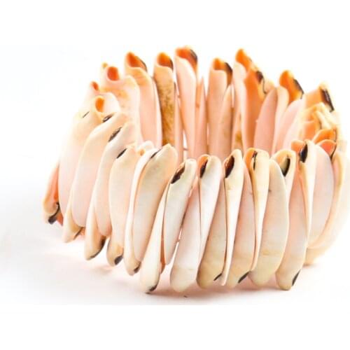 Natural Cowry Bracelet Jewelry Sea Shell Bracelets for Women Jewelry Gifts Conch Charm Bangles Bohemian Summer Beach Jewelry