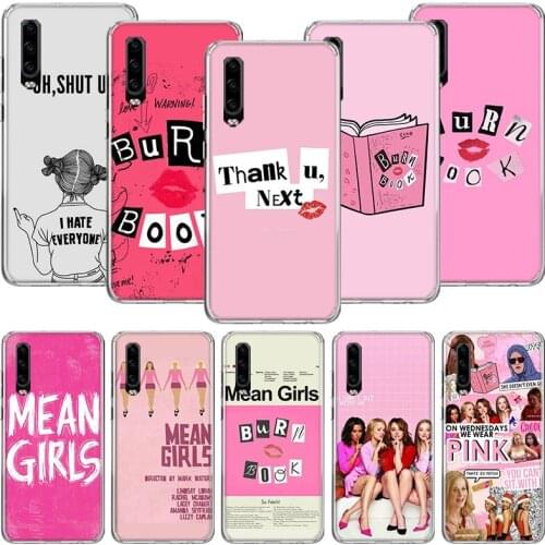Mean Girls Burn Book Phone Case For Huawei P30 P40 P20 P10 Mate 20 10 30 Lite Pro P Smart Z Plus Printing Cover Coque Shell