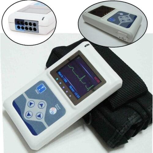 Dynamic ECG systems adopt continuous 3-wire ECG waveform for 24-hour analysis of ECG waveform by PC software