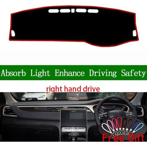 For GAC Trumpchi GS5 2019 Right Hand Drive Car Dashboard Cover Dash Mat Dash Board Pad Carpet Dashmat