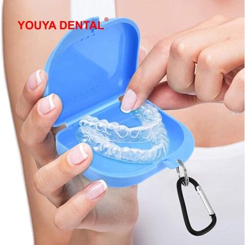 False Teeth Prosthesis Container Orthodontic Dentures Case Dental Retainer Storage Tooth Box Oral Hygiene Dentistry Supplies