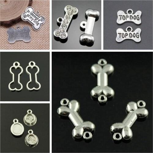 Malzahar Top Dog Bone Puppy Dog Dog Cookies Charms diy jewelry bracelet charms for jewelry making kit accessories