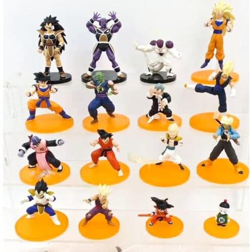 Limited Dragon Ball Super Movable Joints Doll Silver-haired Vegeta Tao Pai Pai Master Roshi Small Scale Figure Some Minor Flaws