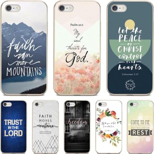 Bible Jesus Philippians Christian Art Soft Shell Case For Samsung Galaxy S7 S8 S9 S10E S20 FE Note 10 20 Edge Lite Plus Ultra