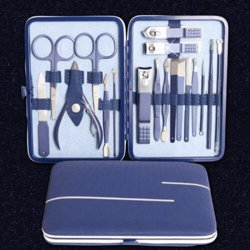 Stainless Steel Nail Clippers Set Nail Care Manicure Pedicure Tools Trimmer Grooming Nail Cutter Nail Supplies for Professionals