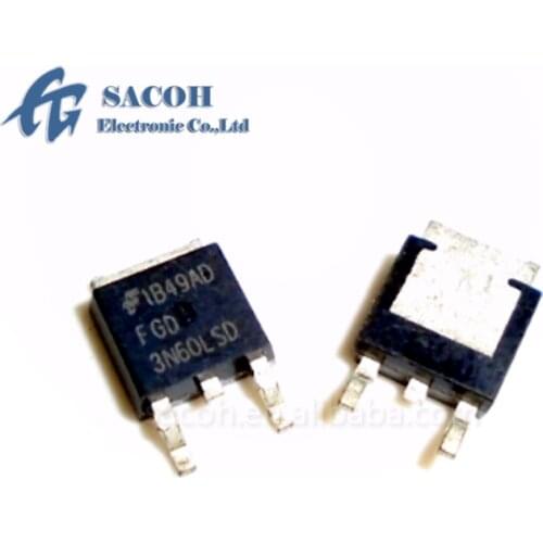 New Original 10PCS/Lot FGD3N60LSD 3N60LSD or FGD3N60LSDTM FGD3N60LSDTF or FGD3N60UNDF FGD3N60 TO-252 3A 600V Power IGBT