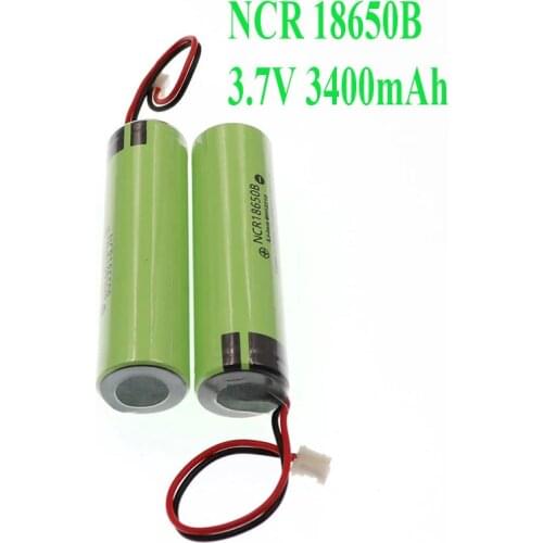 18650 3.7V 3.4Ah 3400mAh Rechargeable Li-lon Battery With PCB +2P Pulg For Electric Toys Nail Lamp Batteries
