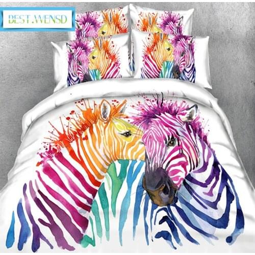 Bedclothes wholesale Unicorn beding quilt cover set Bedclothes Single,double bed sets bedding housse de couette dekbed overtrek