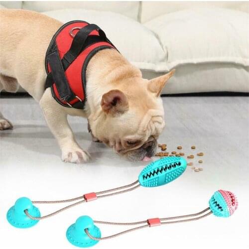 Pet Dog Molar Chew Self-playing TPR Ball with Suction Cup Teeth Cleaning Pet Supplies Pet Dog Molar-30
