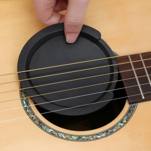 3 Sizes of Silicone Classic Guitar Sound Hole Cover Acoustic Electric Guitar Noise Reduction Mute Buffer Guitar Accessories