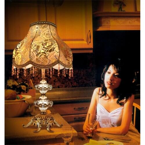 ORY Modern LED Table Desk Lamp Crystal Bedside Light Decorative For Home Foyer Office Bed Room Study Dining Room