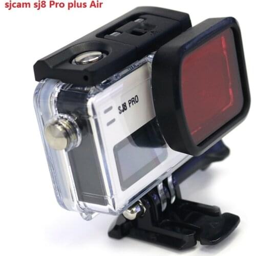 SJCAM SJ8 UV CPL Filter Waterproof Case/Shell Lens cap Housing/Diving UV red/Cover for Sj8 pro/plus Action Camera Accessories