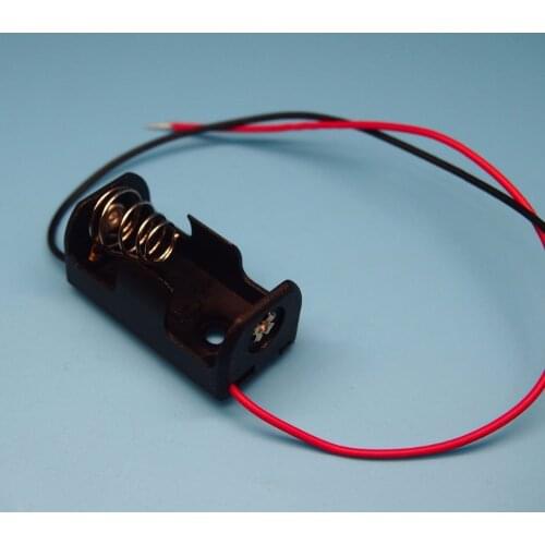 10pcs 14250 battery holder with wire 1\2AA battery case with cable 14250 battery box