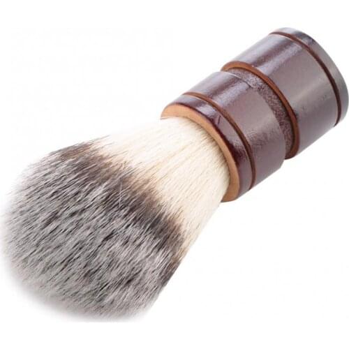 2 Colors Beard Shaving Tool Beard Brush For Men Nylon Hair Brush Mustache Brush for Men Beard Cleaning