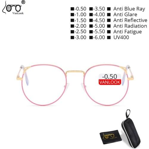 Anti Blue Ray Computer Glasses Cat Ear Fashion Eyeglass Frames For Young Girls Optical Eyewear UV400