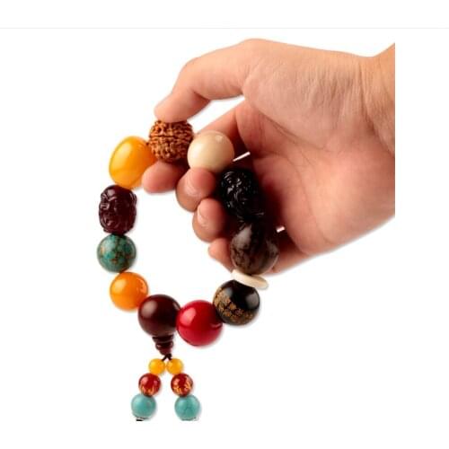 Car Bodhi Gear Lever Bead Safety Symbol Transfer Gear Lever Bead Car Interior Decoration Car Pendant