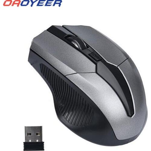 Mouse da gioco ottico regolabile da 1200DPI Mouse da gioco Wireless per uffi PC Laptop gaming mouse wireless gaming mouse