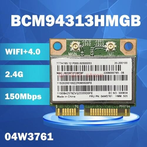 For Lenovo Thinkpad T430U E330 E430 E435 E530 E535 E135 S430 L330 E430C E530C X131E E49 B490 B430 Wireless WIFI Card 04W3761