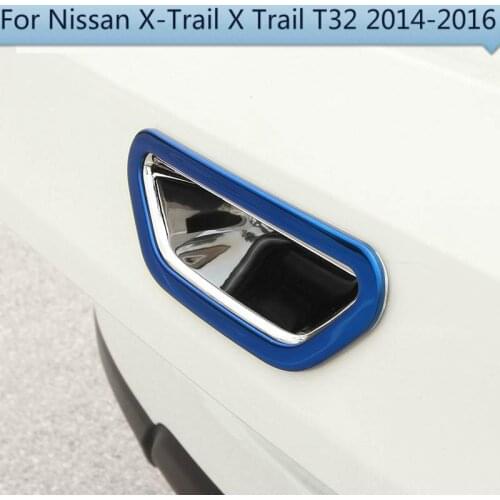 For Nissan X-Trail X Trail T32 2014-2020 Car covers High-quality ABS Chrome multi-color car tail door handle protection