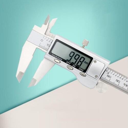 Digital Vernier Caliper 150mm Stainless Steel Electronic Caliper Knife-Edge Metric Inch Micrometer Depth Measuring Tool