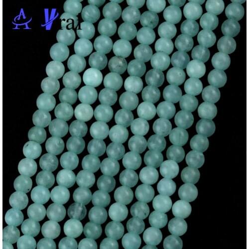 Natural Stone 3mm Light Blue Jades Stone Round Shape Beads Spacer Loose Beads For Jewelry Making Diy Bracelets Jewellery 15"
