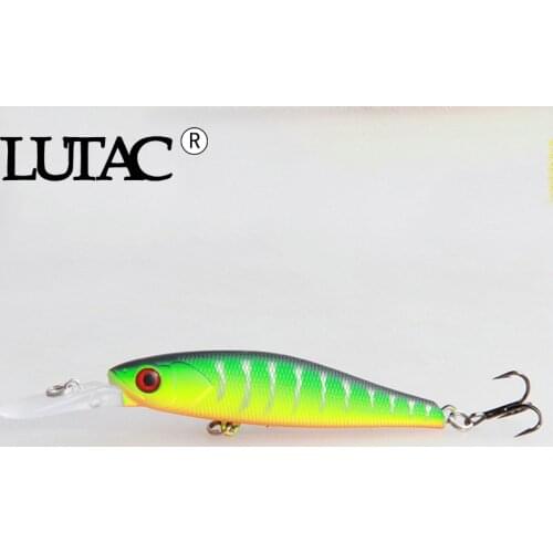 LUTAC hard bait minnow fishing lures minnow bait suspending wobbler lures fishing bait
